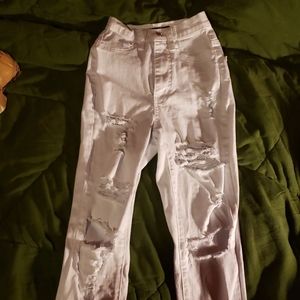 FashionNova Lifestyle Jeans - White